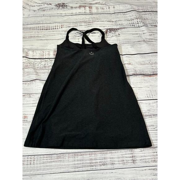 Beyond Yoga Womens Darkest Night Stretch Lined Spacedye Move It Dress Size Small - Picture 2 of 11